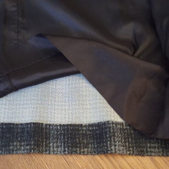 Vintage Spencer Douglas Womans Plaid Peacoat 14 80s 90s Dark Academia Preppy - Picture 6 of 10